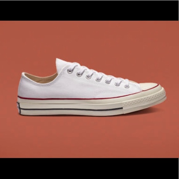 White Converse All Star Shoes - Picture 3 of 4
